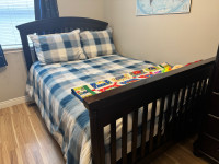 3pc convertible bedroom set - crib - toddler bed - double