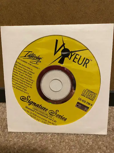Voyeur CD (Vintage Video Game), View more