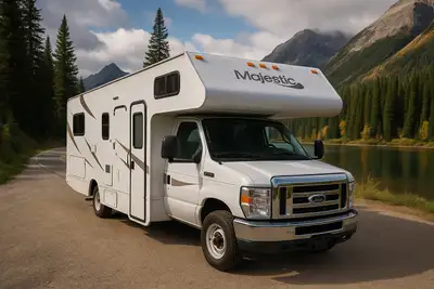 Buckle up, adventure heroes—your chariot awaits! Our 2019 Majestic Thor is basically a tiny house on...
