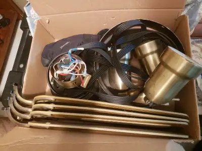 Ceiling Fan complete with Blades, Shades $30., View more