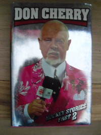 DON CHERRY-Hockey Stories Part 2 Hardcover Book.