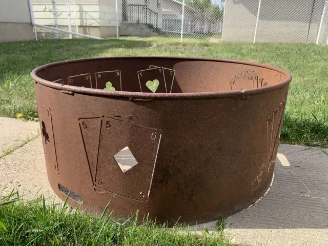 Fire Pit Ring with Poker Design in BBQs & Outdoor Cooking in Red Deer - Image 5