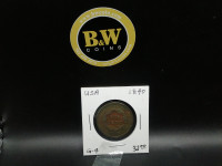 1840 USA one cent G-4 coin!!!!