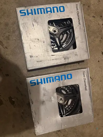 Bin full of New Bike Parts, View more
