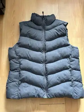 Wind River puffer vest XL $35, full-zip, T-Max, Hyper-Dri, dark grey, gently used Other vests listed...