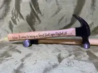 Engraved hammer