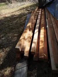4"×4"×10 feet post 10 pieces cedar