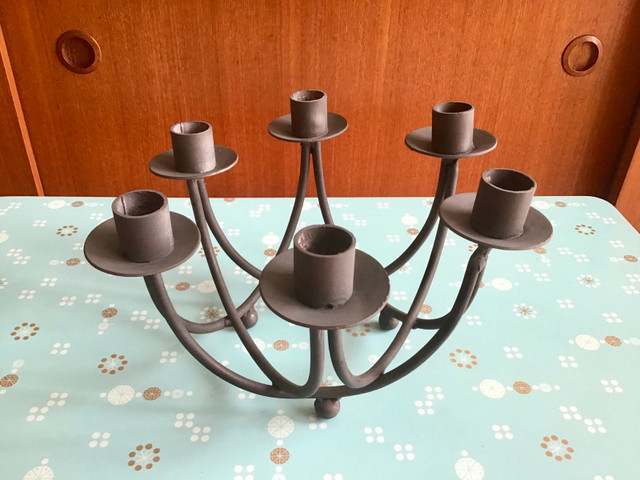 MCM WROUGHT IRON CANDLER HOLDER in Home Décor & Accents in Dartmouth
