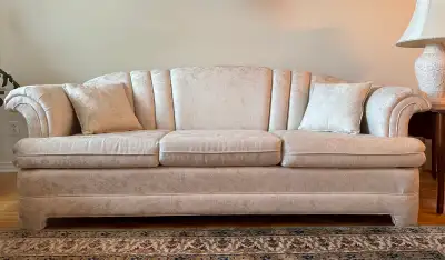 Sofa 88 x 34d x 32.5h, seat 66 x 22d x 17h $250.00 Loveseat 64 x 34d x 32.5h, seat 43w $175.00 Chair...