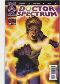 Marvel MAX Comics - Doctor Spectrum - Issues #1 and 2.