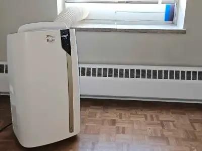 3yrs old in working condition. Model PAC EX398VUV Includes: Remote Air exhaust hose Window Kit (2 pi...