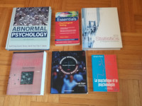 TOUS LES LIVRES POUR L'UNIVERSITÉ À 10 $ CHACUN + autres livres