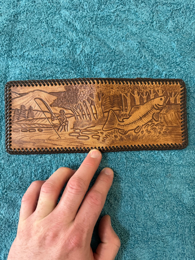 PORTEFEUILLE CUIR PÊCHEUR FISHERMAN LEATHER WALLET dans Hommes  à Ville de Montréal