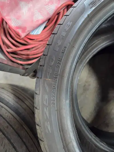 I have 2 all season Pirelli tires. Depth 8's and 9's