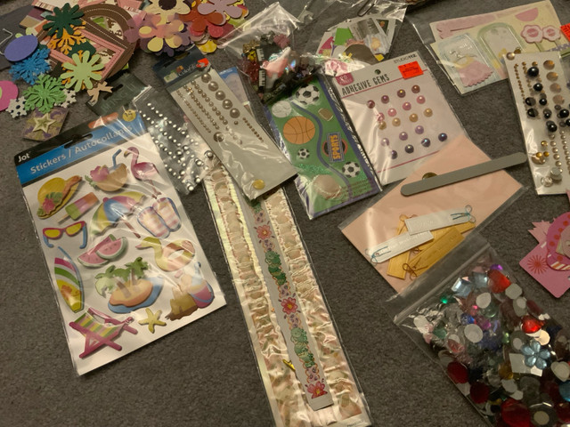 Card making, scrapbook, ribbon stickers all for $25 in Hobbies & Crafts in Bedford - Image 2