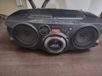 SONY Boombox CD, Tape, Aux Combo  Stereo Speaker   Player