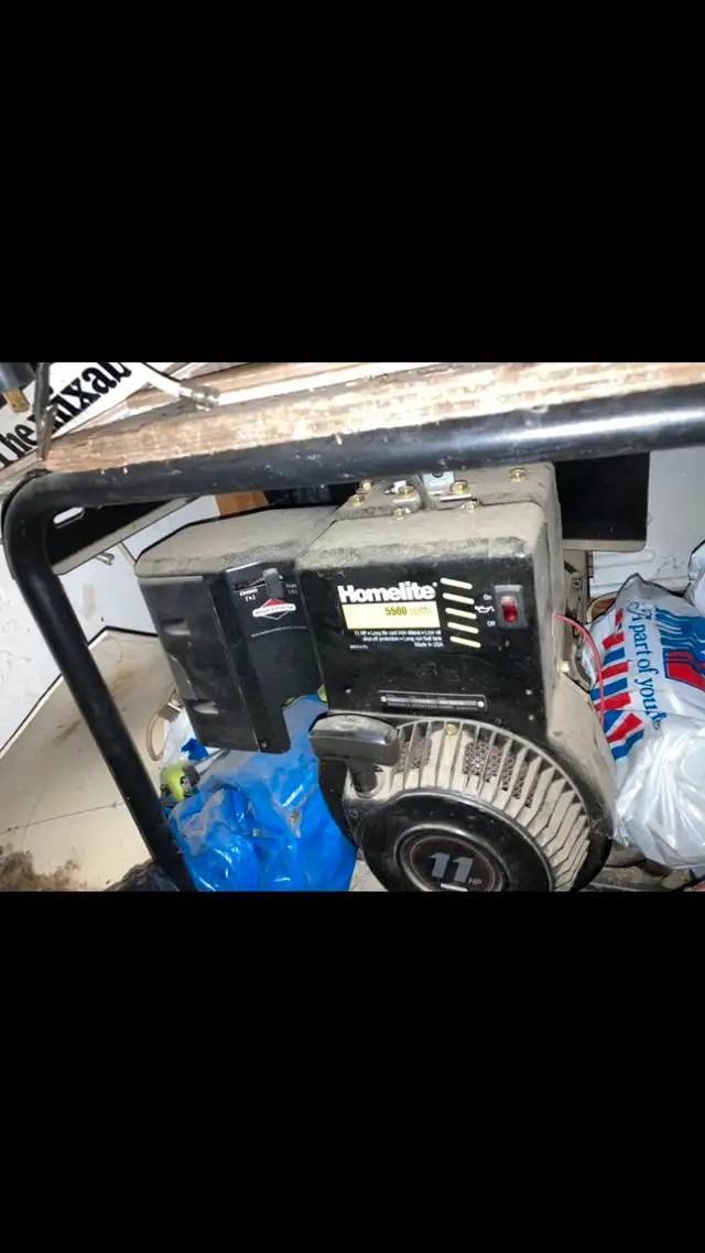 Homelite Generator 5500 Watts62863259309442121