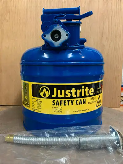 Justrite Steel Safety Can 2 Gallon, 7.5L, 7220320, View more