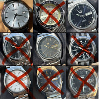 Various Automatic Seiko Watches For Sale