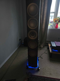 KEF R11 Walnut Tower Speakers