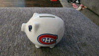 New Montreal Canadiens piggy Bank.