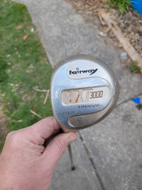 Fairway VXT 3000 titanium left handed driver golf club