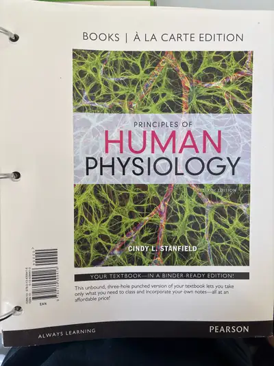 Principles of human physiology Pearson, View more