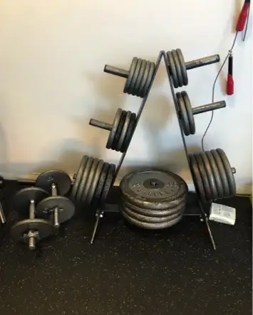 Barbell/Dumbell set ($600 obo) in Exercise Equipment in Vancouver - Image 2