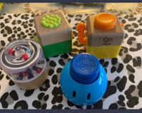 Baby Einstein Four Fundamentals Wooden Sensory Set baby toys 