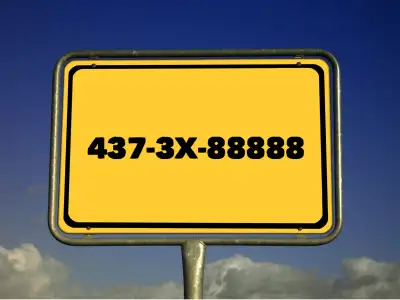Business Phone Numbers 437-3X-88888 Vip Phone Numbers, View more