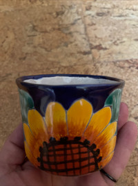 Talevera pottery little pot