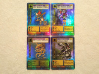 1999 Digimon Cards - the Four Dark Masters