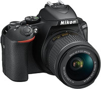Nikon D5600DX 3.2in LCD 24.MP DSLR Camera 18-55mm lens -like New