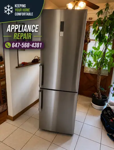 Fridge and refrigerator repair%, View more