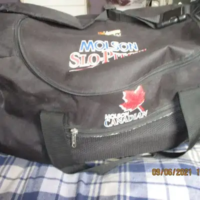 PLEASE EXPAND PHOTOS FOR DESCRIPTION AND CONDITION, 1. MOLSEN SLO-PITCH SPORTS BAG. PRICE $40 FIRM,...
