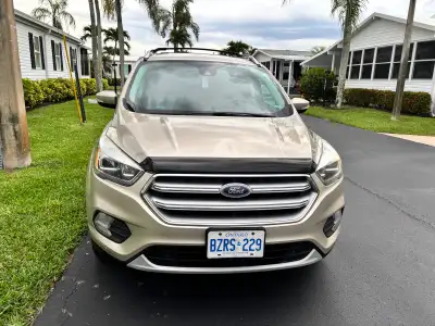 Exterior: white gold metallic, Interior: medium light stone leather seats. 2.0 L Ecoboost engine, 6...