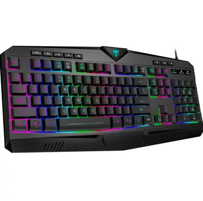 RGB gaming keyboard video game wired backlight , View more