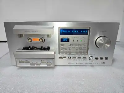 Vintage Pioneer 3 head cassette deck CT-F900, View more