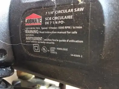Circular saw 7 1/4” $110 Jobmate Non-Slip grip in Power Tools in Oakville / Halton Region - Image 4