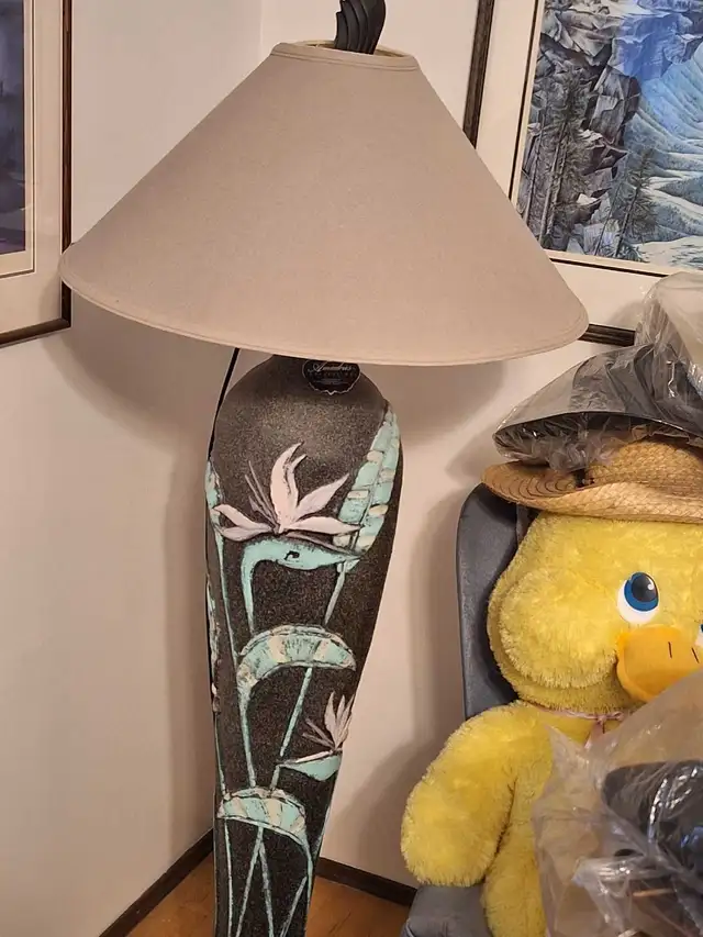 pair of 2 tall vase style floor lamps in Indoor Lighting & Fans in Calgary - Image 3