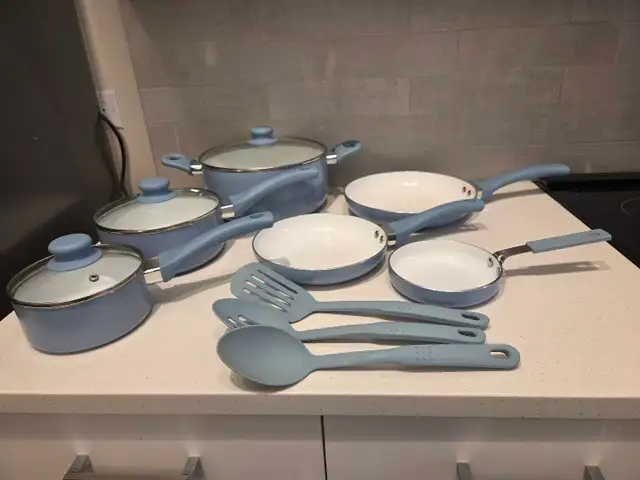 Beautiful Light Blue Cookware Set485451069213921281