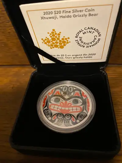 2020 Silver Haida Coin, View more