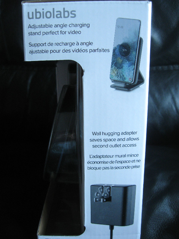 brandnew ubiolabs 15W Wireless Charging Stand and Pad Bundle Cell