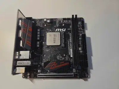 AMD Ryzen 5 3600 + MSI B450i motherboard, View more