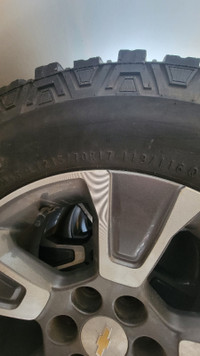 NOKIAN ROCKPROOF tires and OEM rims off Chevrolet Colorado.