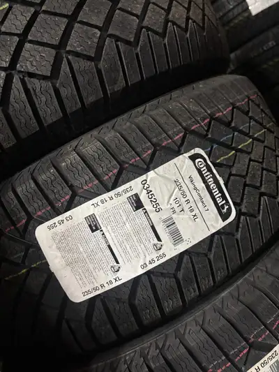NEW 235/50/R18 Continental snows–Merc GLA/Mustang/Tiguan/MKC/Escape Set of Four brand new 235 50 R18...