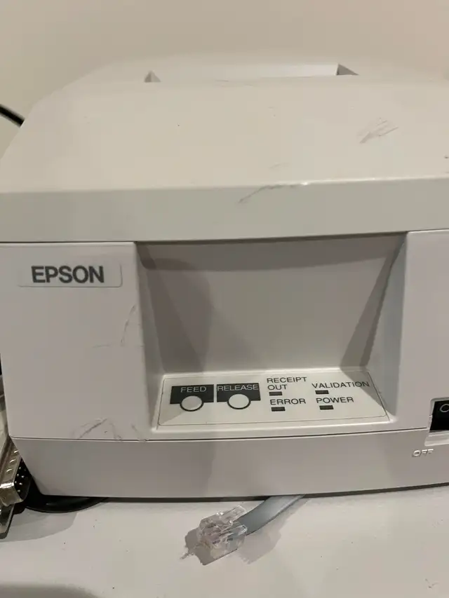 Cash drawer with Epson receipt printer and cables in Other Business & Industrial in Markham / York Region - Image 6