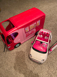 Barbie mobile home and Fiat