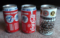 COLLECTIBLE SPORTS CANS (Blue Jays & Steelers)