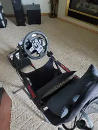 Racing Simulater Seat, Wheel and Pedals